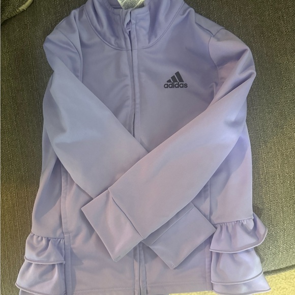 Adidas Lavender Ruffle Jacket - Picture 2 of 5